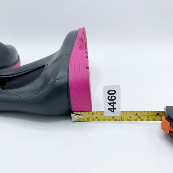 Meduse Jumpy Chelsea Boots PVC Black Pink Sole 36/6 - Picture 5 of 11